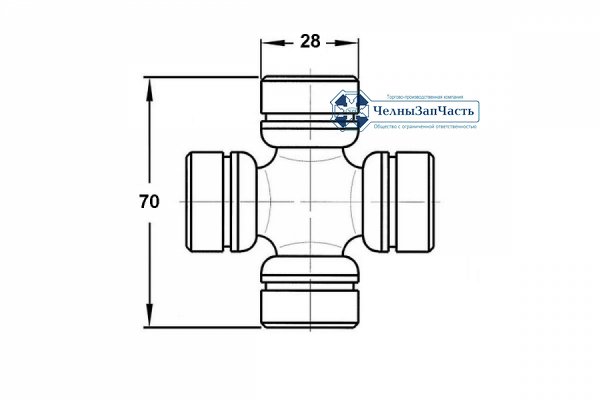 434.21211-2202025 крестовина карданного вала